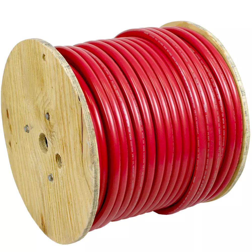 Pacer Red 3/0 AWG Battery Cable - 250[WUL3/0RD-250]