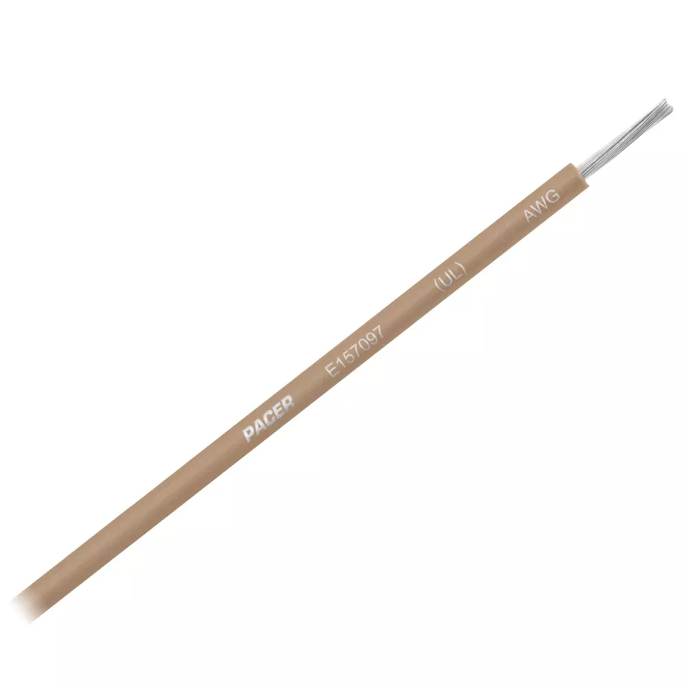 Pacer Tan 16 AWG Primary Wire - 25[WUL16TN-25]