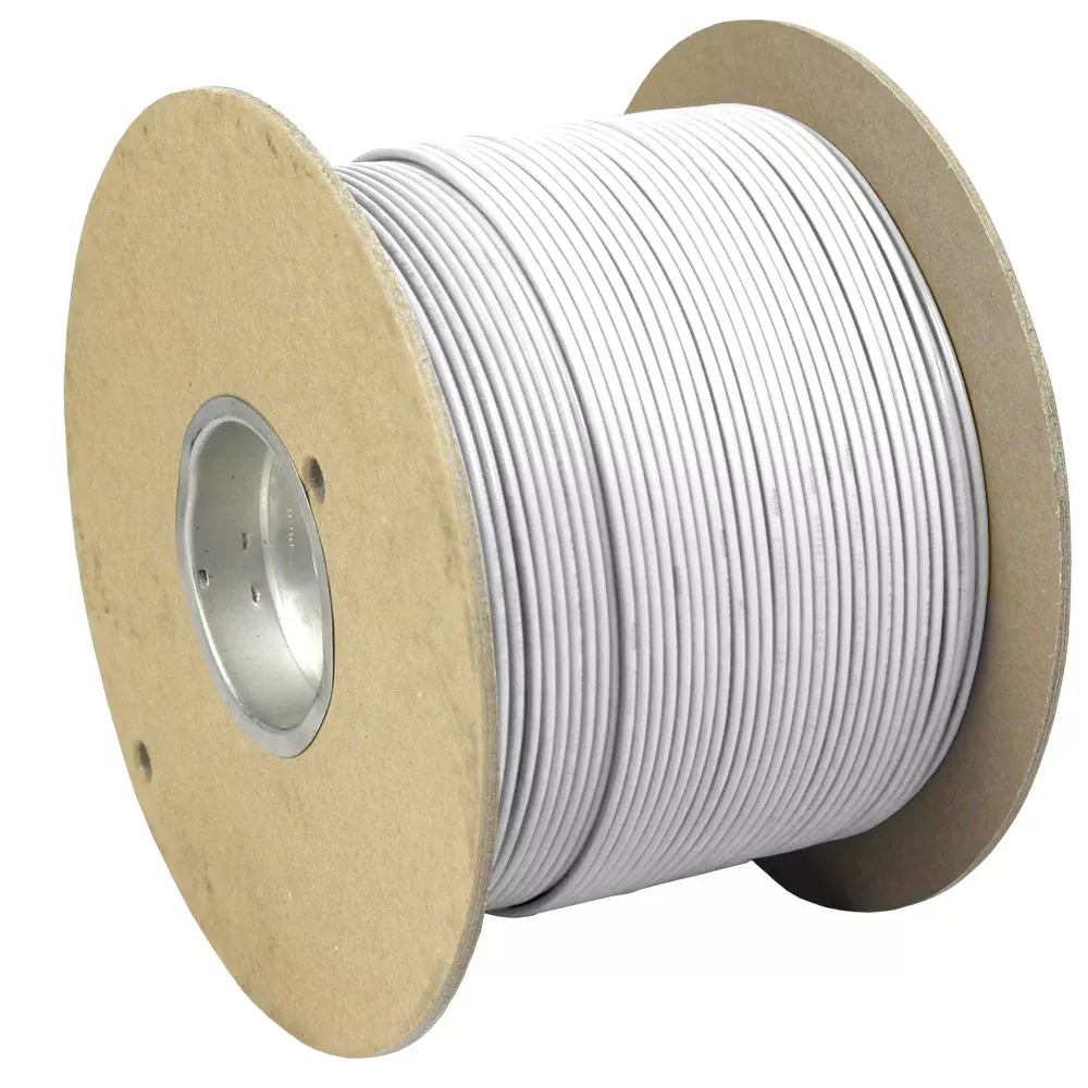 Pacer White 18 AWG Primary Wire - 1,000[WUL18WH-1000]