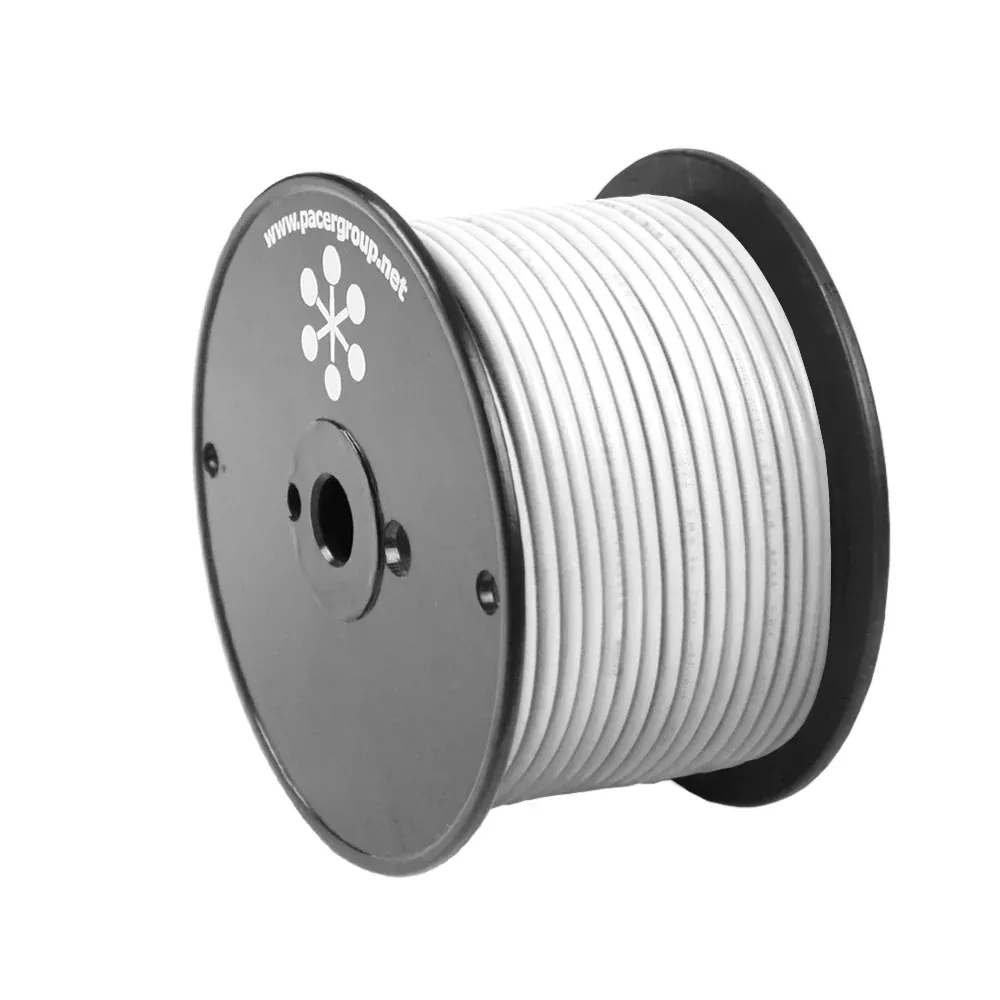 Pacer White 18 AWG Primary Wire - 100[WUL18WH-100]
