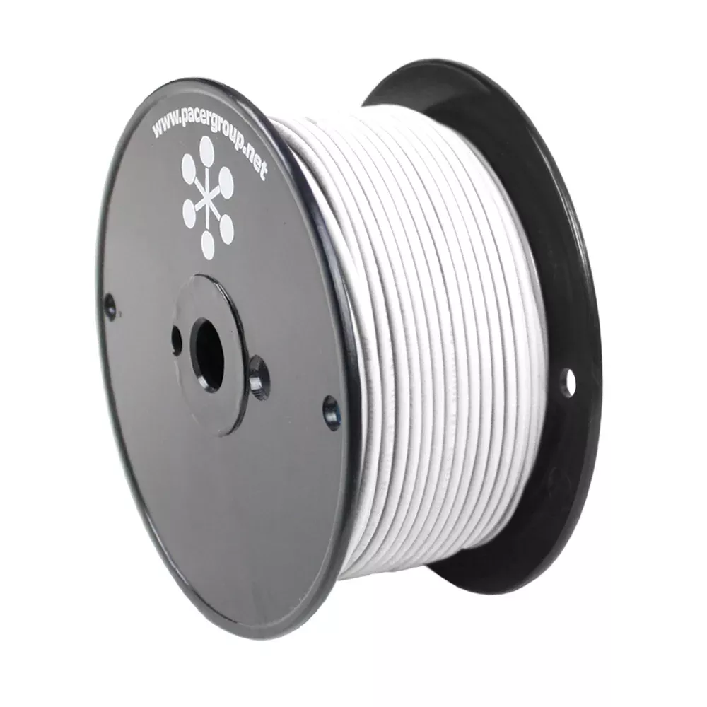Pacer White 18 AWG Primary Wire - 250[WUL18WH-250]