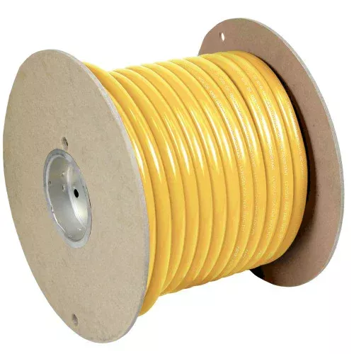 Pacer Yellow 1/0 AWG Battery Cable - 100[WUL1/0YL-100]