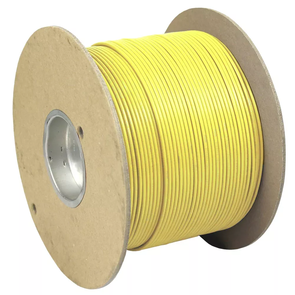 Pacer Yellow 14 AWG Primary Wire - 1,000[WUL14YL-1000]