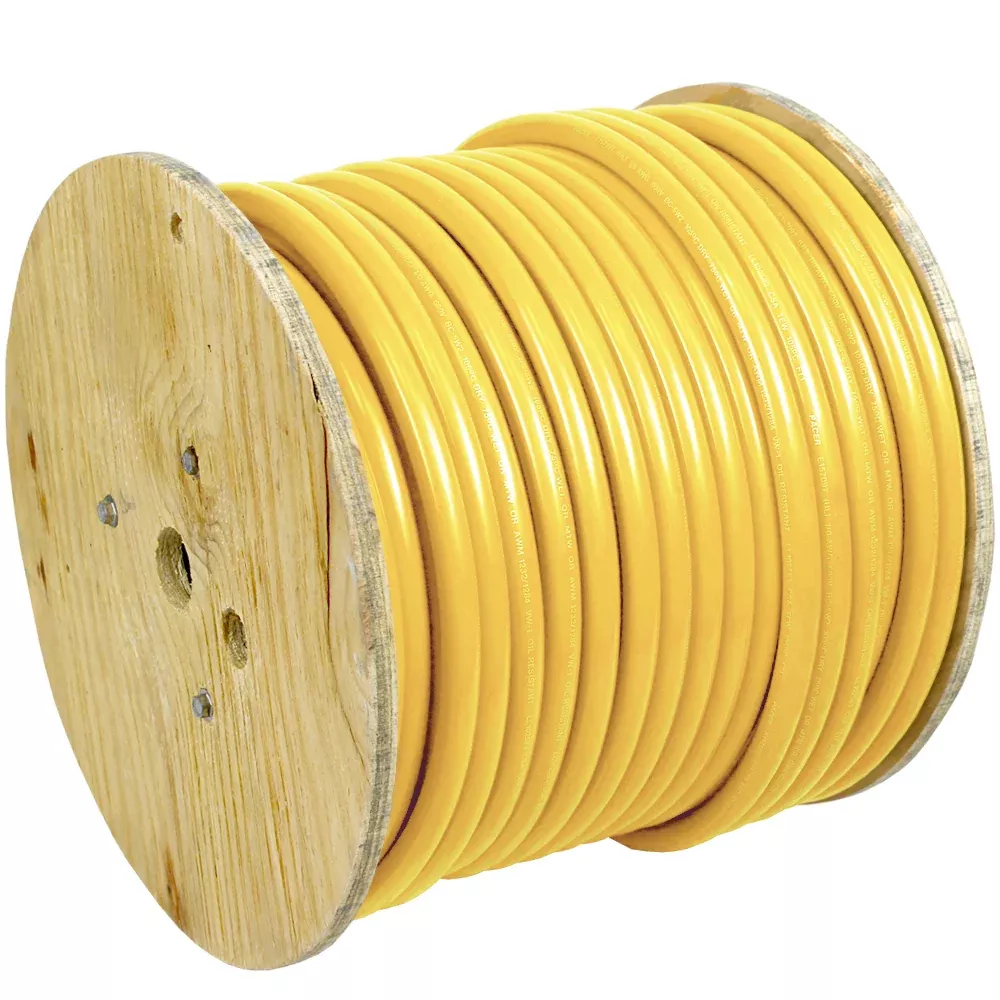 Pacer Yellow 4 AWG Battery Cable - 250[WUL4YL-250]