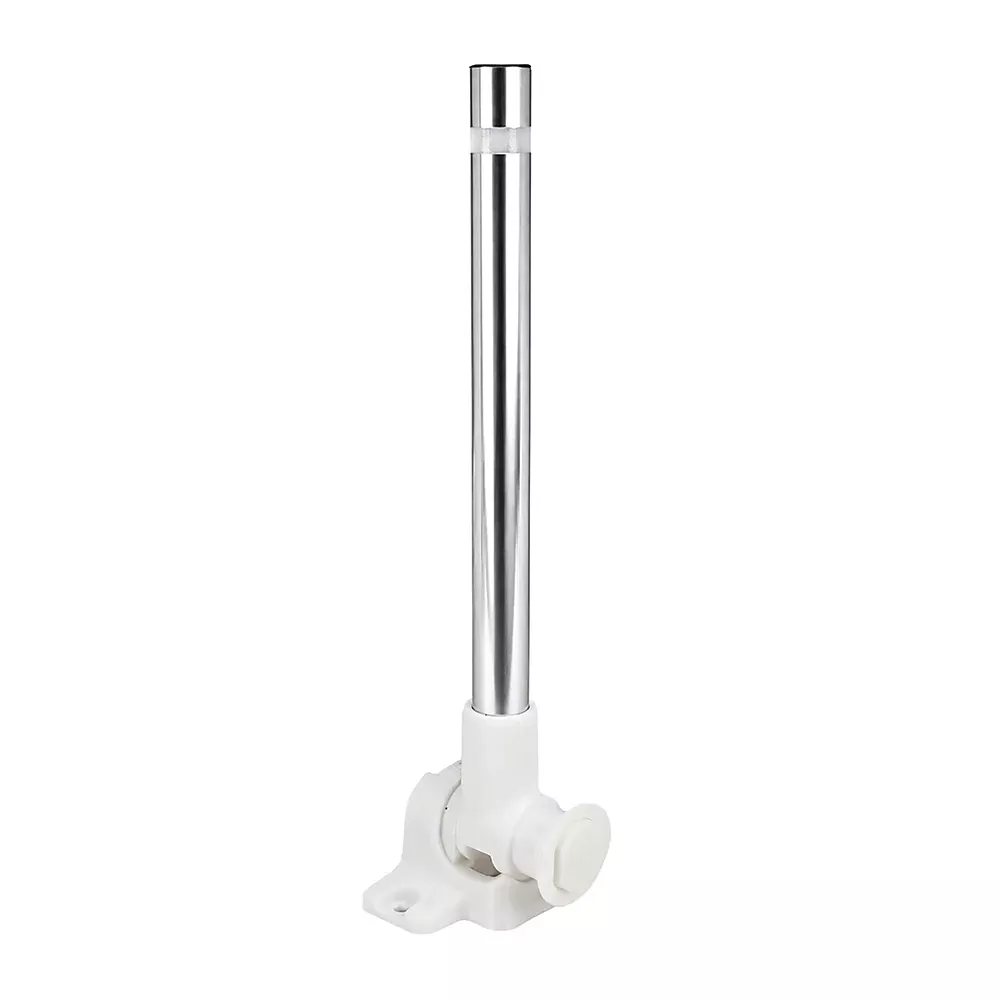 Perko 14" EZ Fold C-5 All-Round Navigation Light - Port/Starboard Rotation - White [1067DP1WHT]