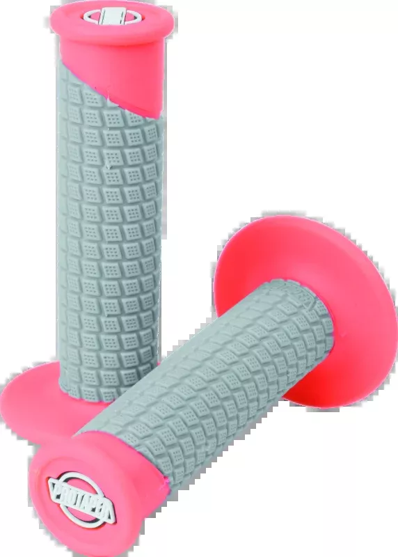 ProTaper Clamp-On Pillow Top Grips - Neon Red/Gray