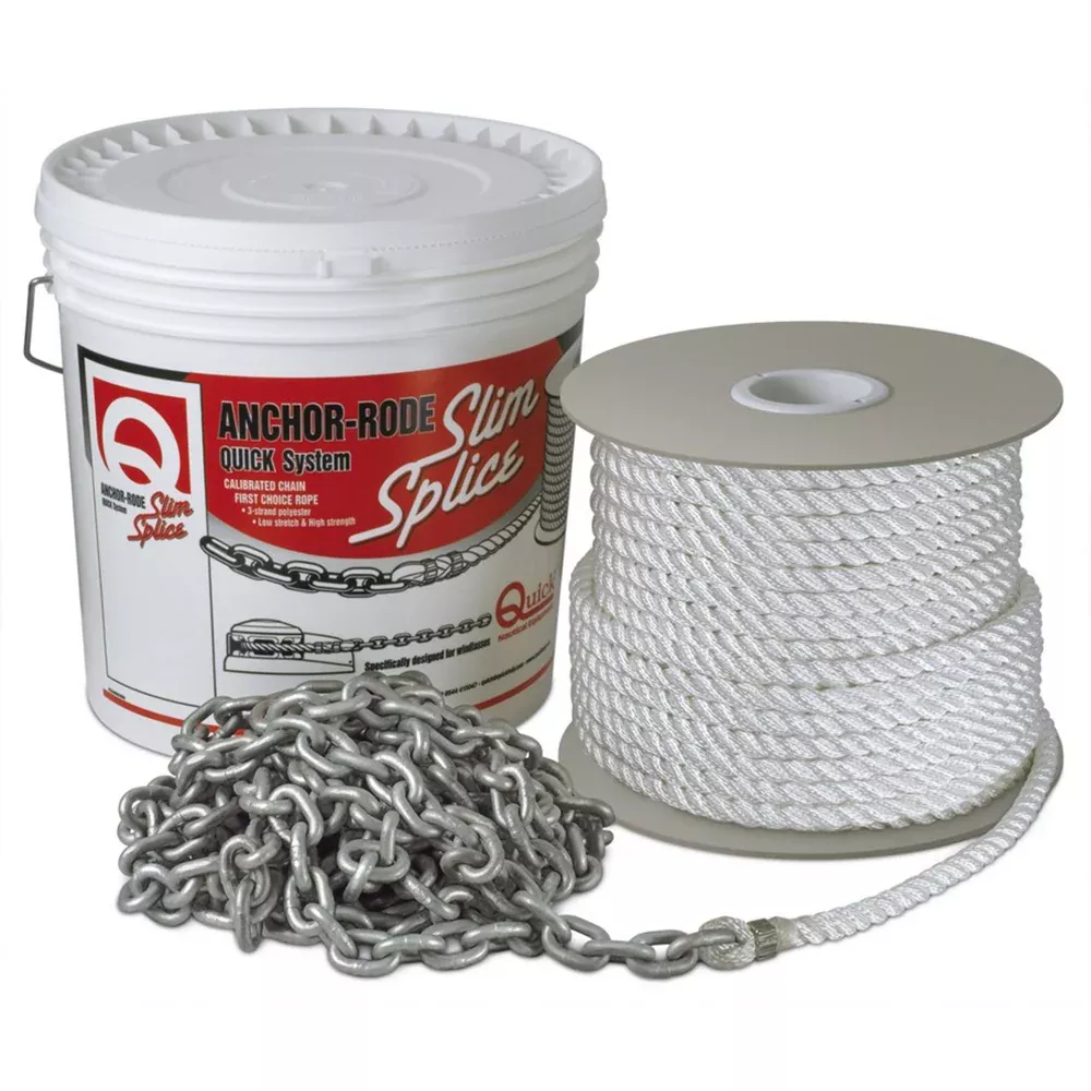 Quick Anchor Rode 25' - 8mm Chain - 200' - 5/8" Rope [FVC080358220Q00]