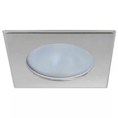 Quick Blake XP Downlight LED -4W, IP66, Screw Mounted - Square Satin Bezel, Round Warm White Light [FAMP3022S02CA00]