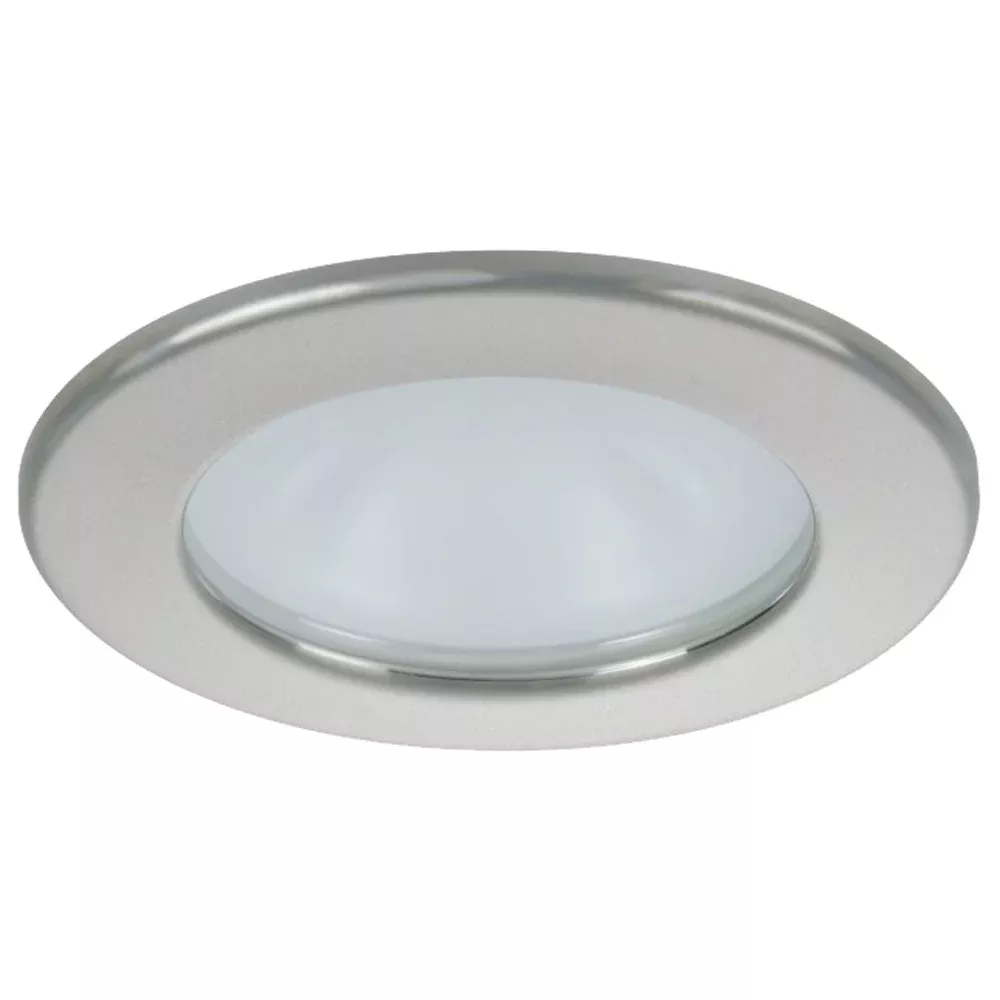 Quick Kai XP Downlight LED - 4W, IP66, Spring Mounted - Round Satin Bezel, Round Warm White Light [FASP2492S02CD00]