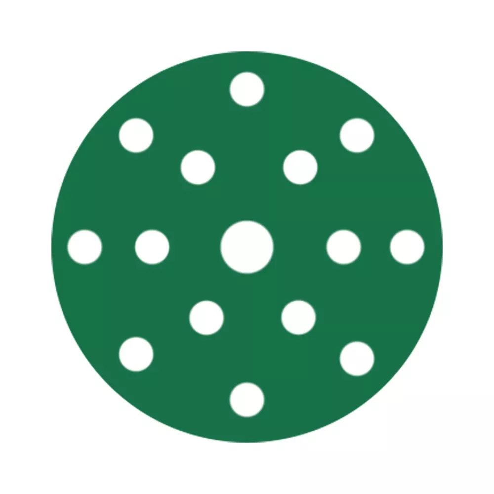 RUPES PROCUT Film Abrasive Discs 150mm (6") - 15 Holes - P120 Grit *Box of 50pcs [9.45FD120]