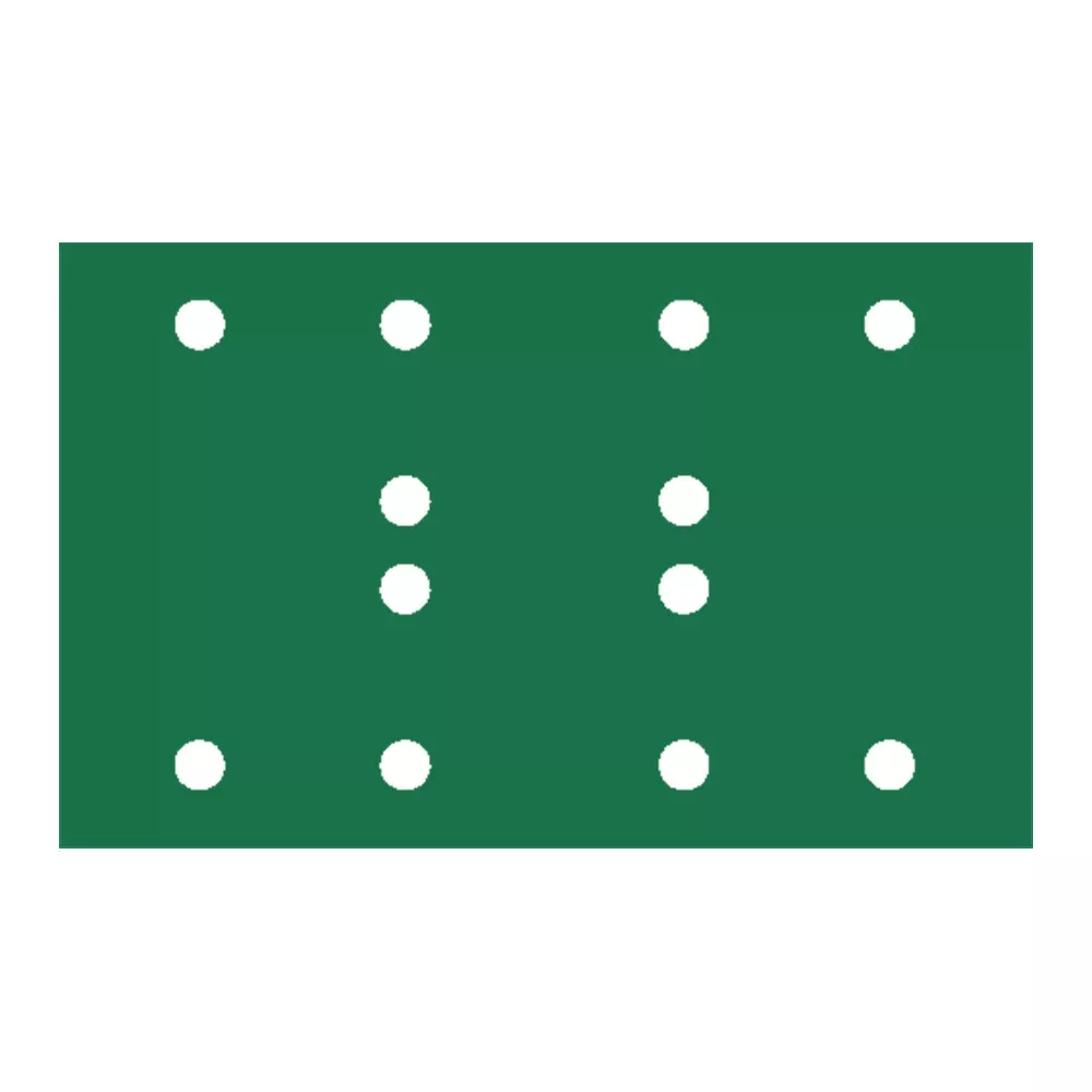 RUPES PROCUT Film Abrasive Sheet 80mm x130mm (3.15" x 5.1") - 12 Holes - P60 Grit *Box of 100pcs [9.45FB060]