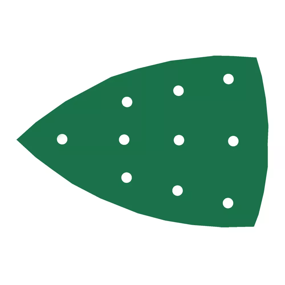 RUPES PROCUT Film Delta Abrasive Sheet 100mm x150mm (4" x 6") - 10 Holes - P220 Grit *Box of 100pcs [9.45FA220]