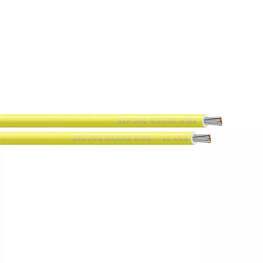Sea-Dog 10 AWG Yellow Primary Wire - 25' [8010030]