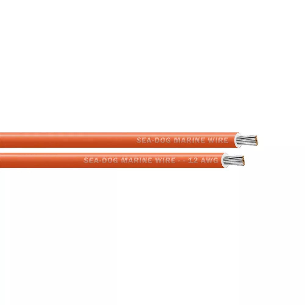 Sea-Dog 12 AWG Orange Primary Wire - 25' [8012080]