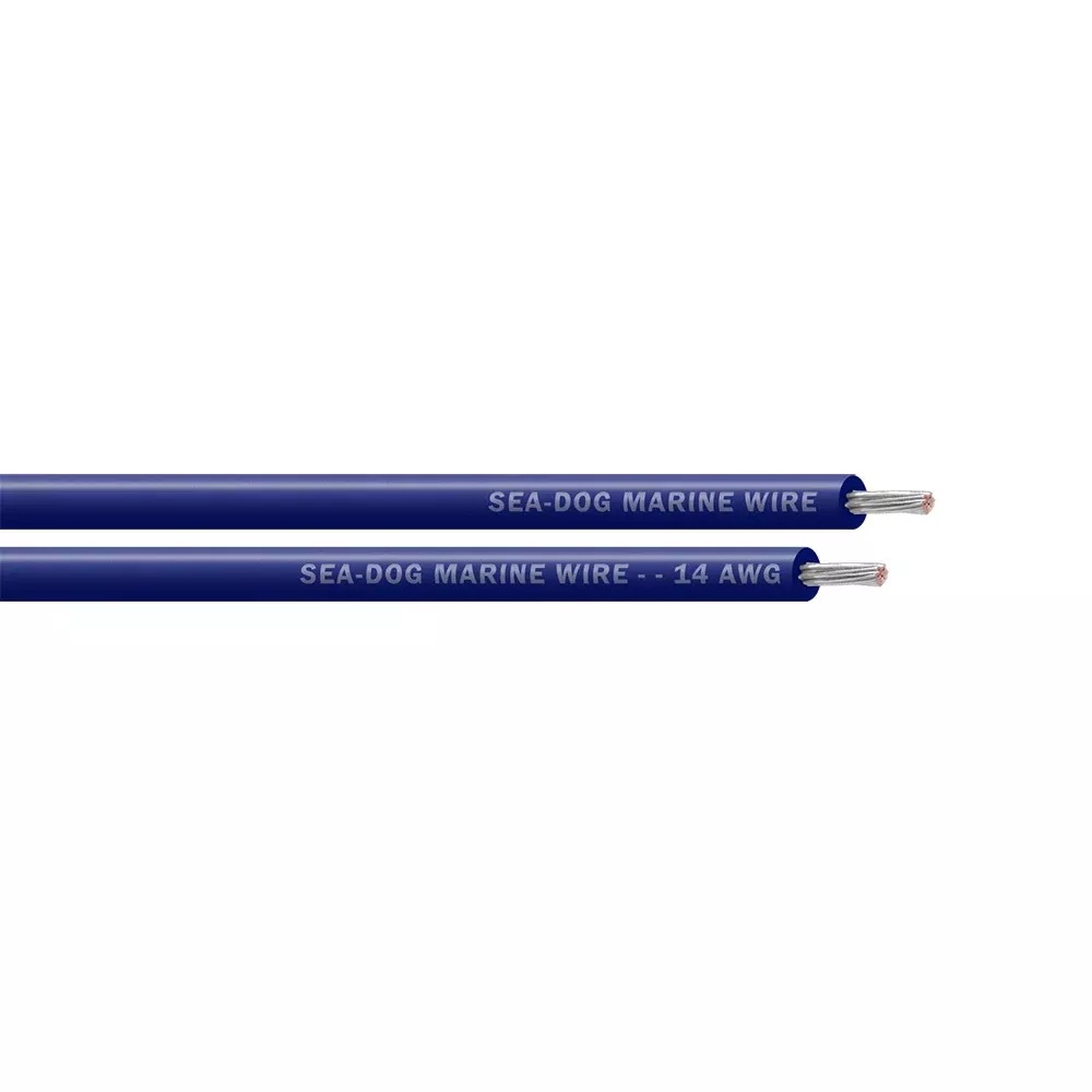 Sea-Dog 14 AWG Dark Blue Primary Wire - 100' [8014062]