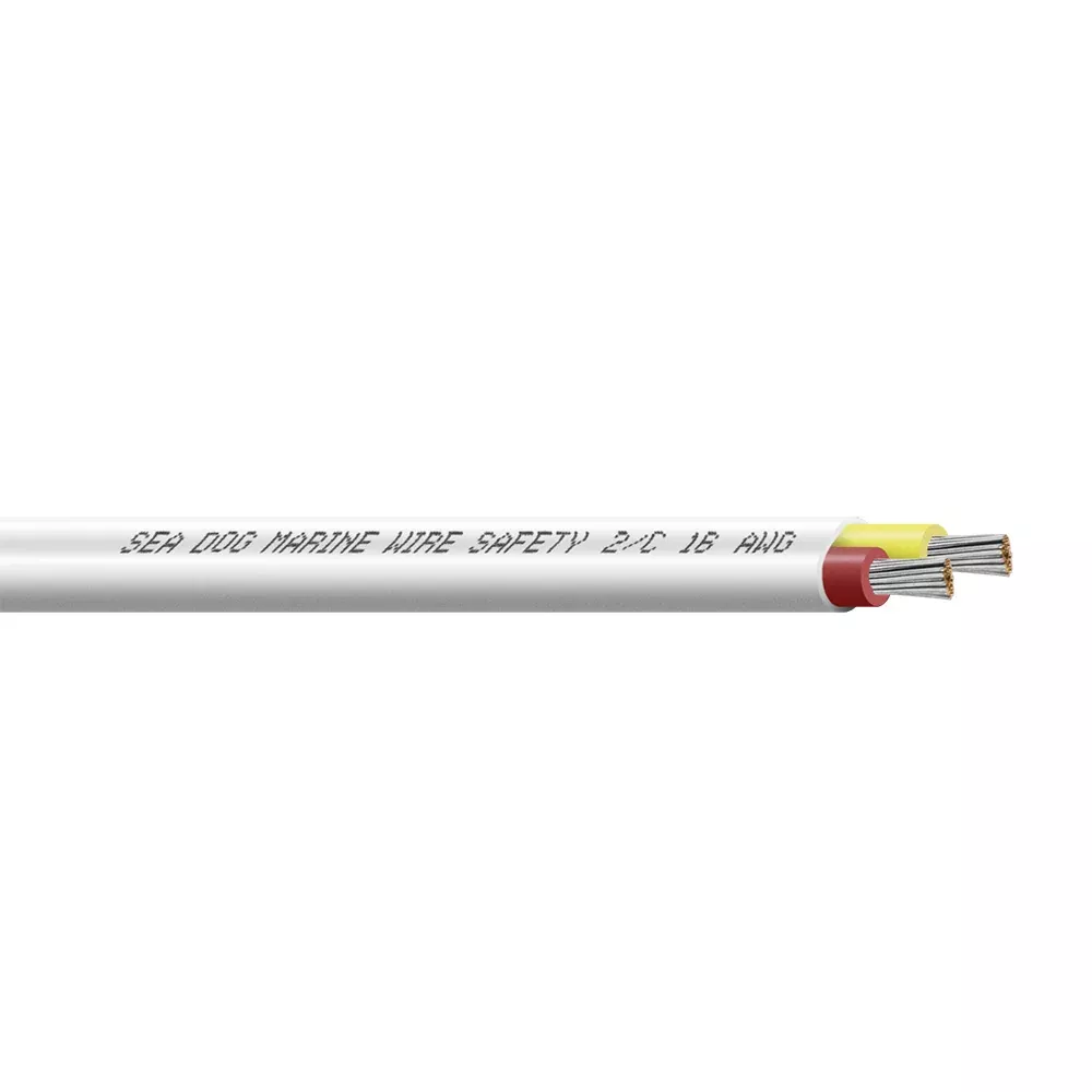 Sea-Dog 18/2 AWG Flat Duplex Safety Wire - Red/Yellow - 250' [8018224]