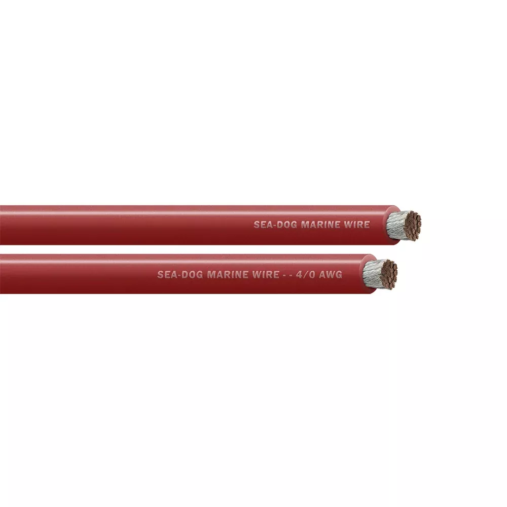 Sea-Dog 4/0 AWG Red Battery Cable - 25' [8041020]