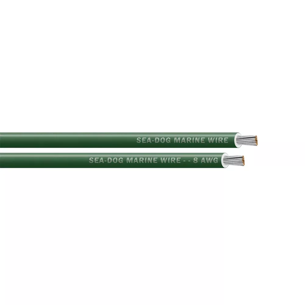 Sea-Dog 8 AWG Green Primary Wire - 100' [8008042]