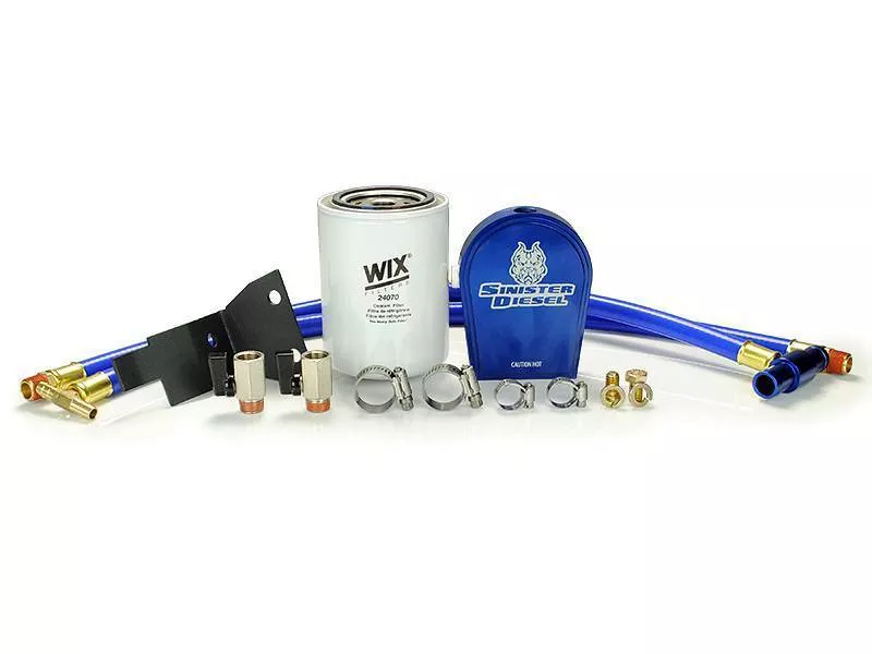 Sinister Diesel 03-07 Ford 6.0L Ford Powerstroke Coolant Filtration System w/ Wix Filter