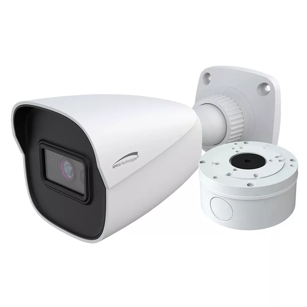 Speco 4MP H.265 AI Bullet IP IR Camera - 2.8mm LensJunction Box [O4B9]