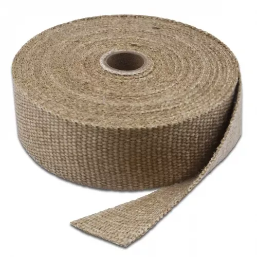Thermo Tec - 11001 - Exhaust Pipe Heat Shield - Exhaust Wrap 50 Foot x 1 Inch Natural Color Up To 2000 Degree F Short Roll