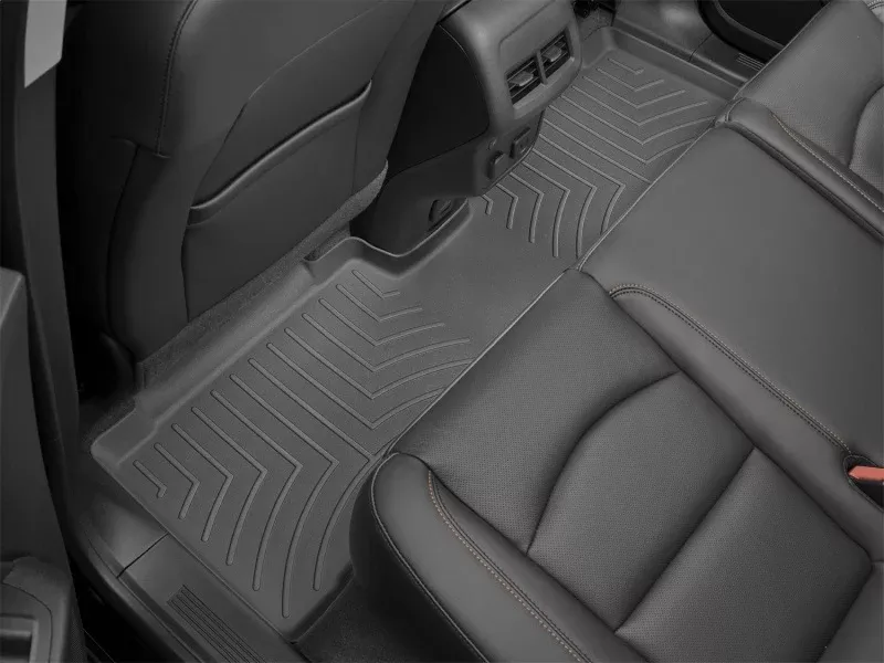 WeatherTech 2017+ GMC Acadia/Acadia Denali (2nd Row Bench Seats ONLY) Rear FloorLiner - Tan