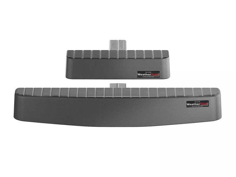 WeatherTech BumpStep XL Universal Trailer Hitch Bumper Protector, Black - WET81BS1XLSKW