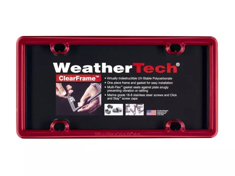 WeatherTech ClearFrame - Red