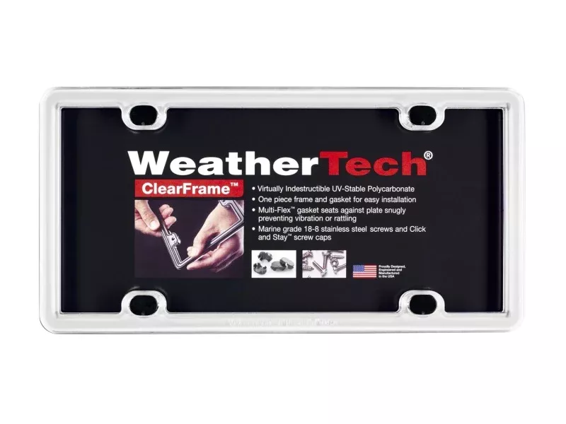 WeatherTech ClearFrame - White