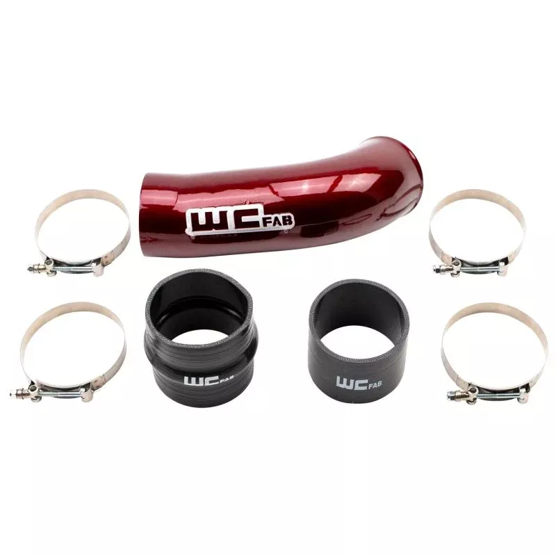 Wehrli 2020+ Chevrolet 6.6L L5P Duramax 4in Intake Pipe (Use w/OEM Air Box) - WCFab Red