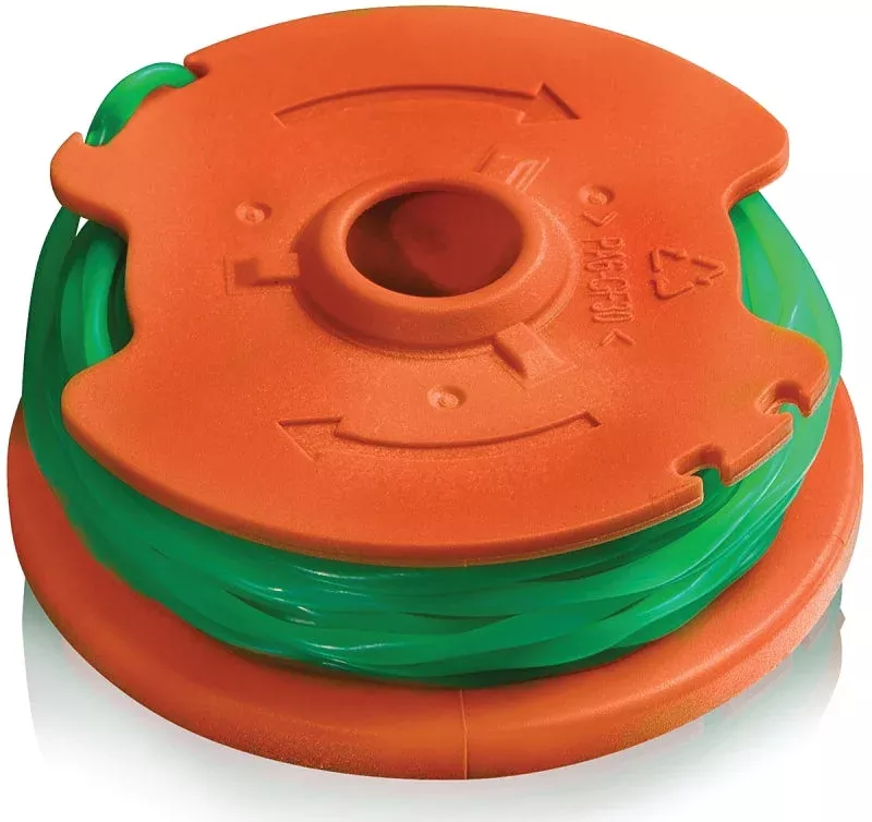 Worx WA0014 Spool and Line, 0.080 in Dia, 20 ft L, Co-Polymer Nylon Re