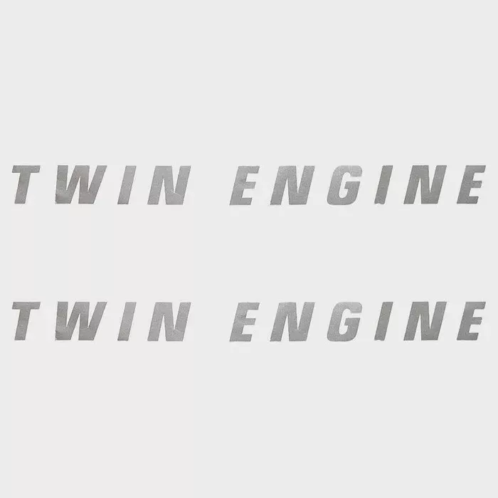 Yamaha Boat Decals F0R-U417T-00 | Twin Engine 18 Inch Silver (Pair)