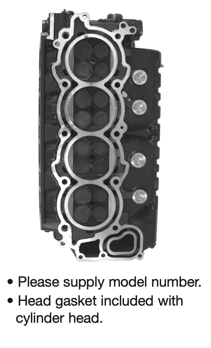 Yamaha F300-350HP V8 5.3L Cylinder Head years 2006-2019