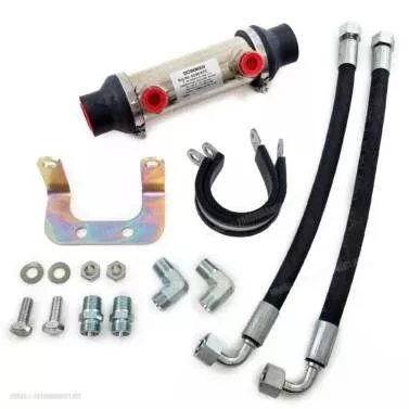 ZF Marine Transmission Cooler Kit 3311107001 for ZF 25 45 Hoses Bracket